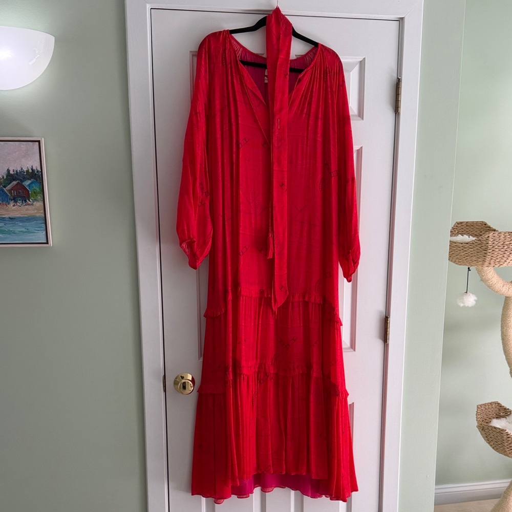 Chufy Long Sleeve Tiered Maxi Dress